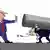 Карикатура Сергея Елкина на тему Nord Stream 2