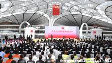 Eröffnungszeremonie des Flughafens Daxing International Airport in Peking