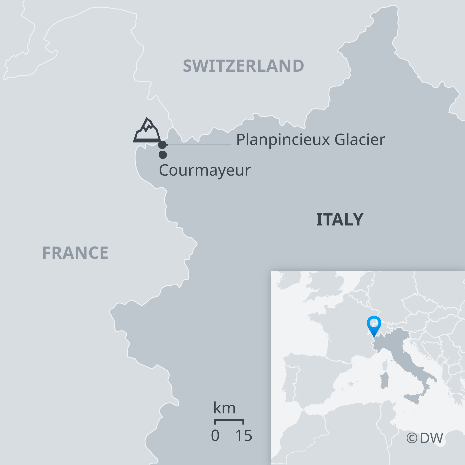 Mont Blanc glacier could collapse, experts warn – DW – 09/25/2019