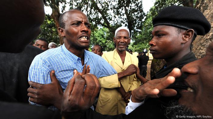 Guinea funeral of victims of 2009 Conakry massacre