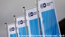 Deutschland Bonn DW Fahnen beim Global Media Forum