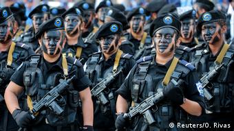 Nicaragua Feierlichkeit zum 40. Jahrestag der Polizei