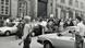 East German refugees gather outside the West German Embassy in Prague in 1989 East German refugees gather outside the West German Embassy in Prague in 1989