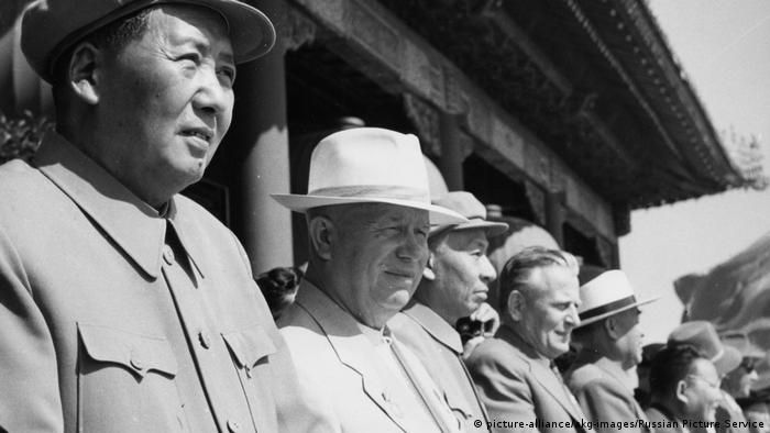Chruschtschow u. Mao Peking 1959 - Khrushchev & Mao in Beijing 1959