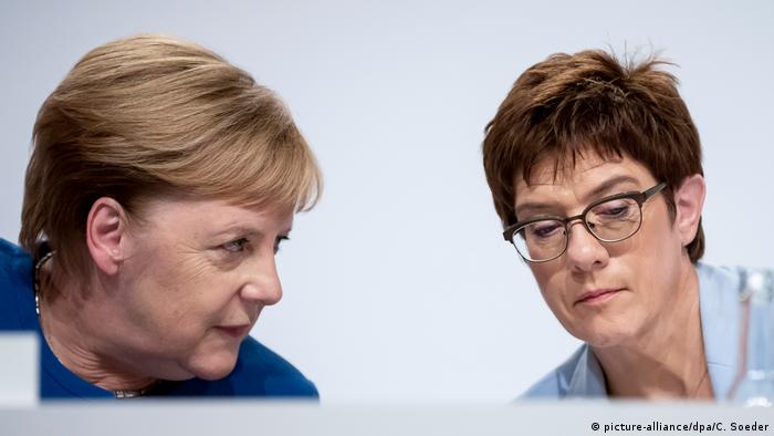 Angela Merkel, Annegret Kramp-Karrenbauer