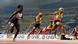 Shelly-Ann Fraser-Pryce, of Jamaica, right, competes in the women's 100-meter race
Shelly-Ann Fraser-Pryce, of Jamaica, right, competes in the women's 100-meter race
