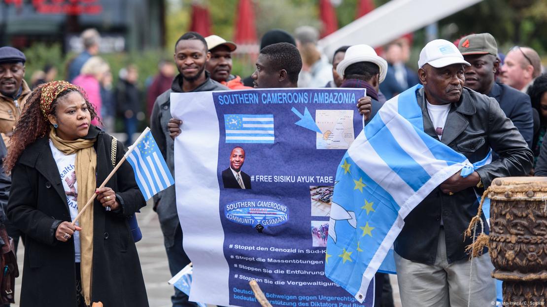 Dan nezavisnosti Ambazonije, manifestacija u Berlinu, 1.10.2018.