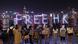 Hongkong human chain in protest Hongkong human chain in protest
