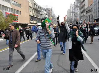 伊朗街头的抗议者(12月27日)