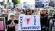 Manifestantes pró-aborto em Belfast, na Irlanda do Norte Manifestantes pró-aborto em Belfast, na Irlanda do Norte