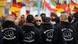 People attend a far-right wing demonstration in Berlin, Germany People attend a far-right wing demonstration in Berlin, Germany