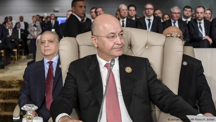 Barham Saleh irakischer Präsident (picture-alliance/AP Photo/F. Belaid)