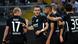 Filip Kostic of Eintracht Frankfurt and teammates celebrate their team's first goal Filip Kostic of Eintracht Frankfurt and teammates celebrate their team's first goal
