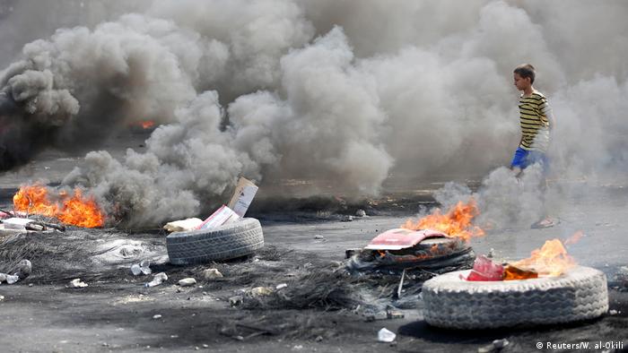 Irak Anti-Regierungsproteste | Ausschreitungen & Gewalt in Bagdad (Reuters/W. al-Okili)