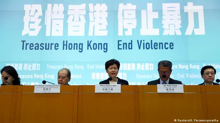 Hongkang PK Regierungschefin Carrie Lam