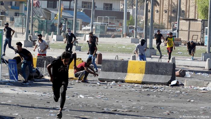 Irak Proteste in Bagdad - Ausgangssperre