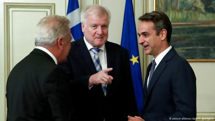 Griechenland Innenminister Horst Seehofer in Athen