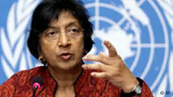Kommissarin der Vereinten Nationen für Menschenrechte Navi Pillay