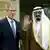 پرنس عبداله، وليعهد عربستان سعودى در كنار جورج بوش.