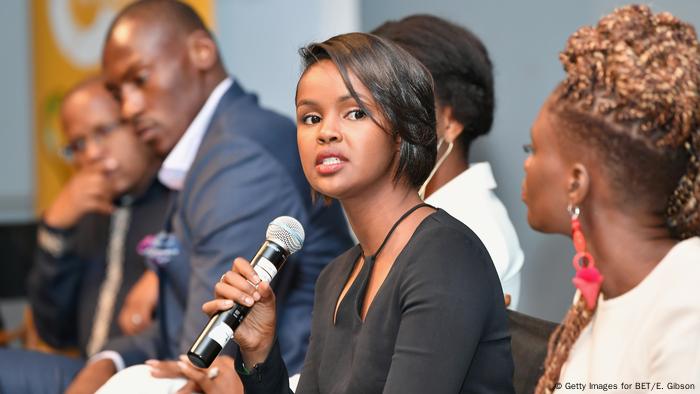 Ilwad Elman at a conference (Getty Images for BET/E. Gibson)