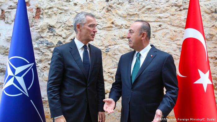 Türkei Ankara NATO-Generalsekretär Stoltenberg und Außenminister Cavusoglu
