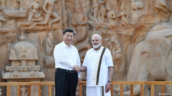 Indien Treffen zwischen Narendra Modi und Xi Jingping