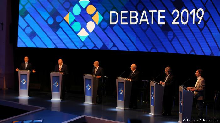 Primer debate presidencial antes de las elecciones en Argentina, 13 de octubre de 2019.