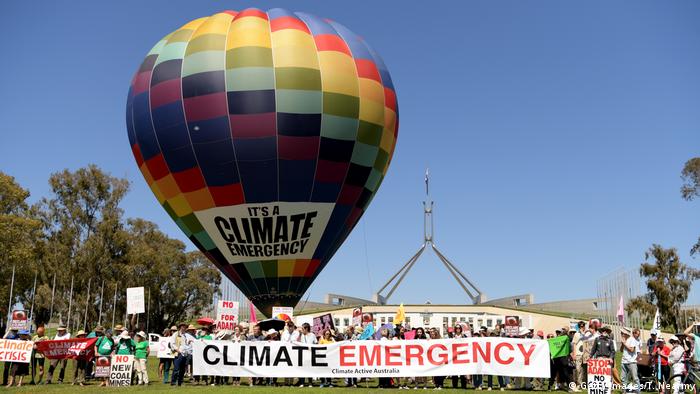 Manifestaciones para que el Gobierno de Australia tome medidas contra el cambio climático. (15.10.2019).