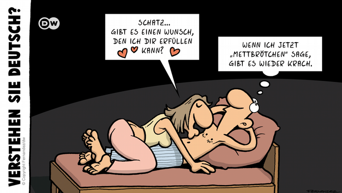 DW Euromaxx Comics von Fernandez | Verstehen Sie Deutsch? | Bettgeschichten