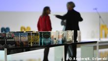 Books are pictured at the pavilion of Norway which is the guest of honour of the upcoming Frankfurt book fair during the preparations in Frankfurt, Germany, October 15, 2019. REUTERS/Ralph Orlowski