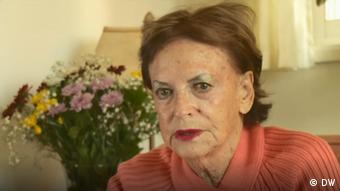 Screenshot DW Video Frau Dora Roth, Stutthof survivor