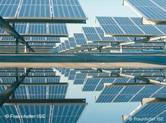 Organische Solarzellen (Foto: Fraunhofer ISE)
