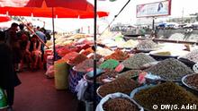 Getrocknete Früchte auf dem Bazar in Kabul, Afghanistan, 16.10.19