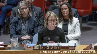 Sitzung des UN-Sicherheitsrates zur Lage in Syrien Kelly Craft USA