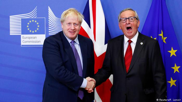 Belgien Brüssel EU Gipfel | Boris Johnson und Jean-Claude Juncker