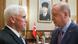 Türkei Ankara Treffen Präsident Recep Tayyip Erdogan mit US-Vizepräsident Mike Pence Türkei Ankara Treffen Präsident Recep Tayyip Erdogan mit US-Vizepräsident Mike Pence