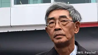 Mahnwache für den entführten Hongkonger Buchhändler GUI Minhai