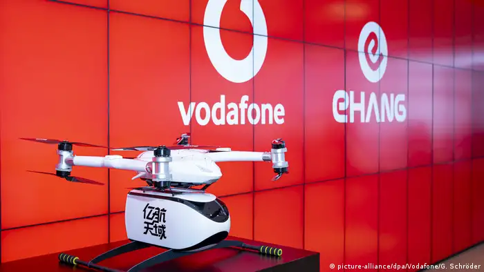 Kooperation zwischen Vodafone und Ehang | Drohne (picture-alliance/dpa/Vodafone/G. Schröder)