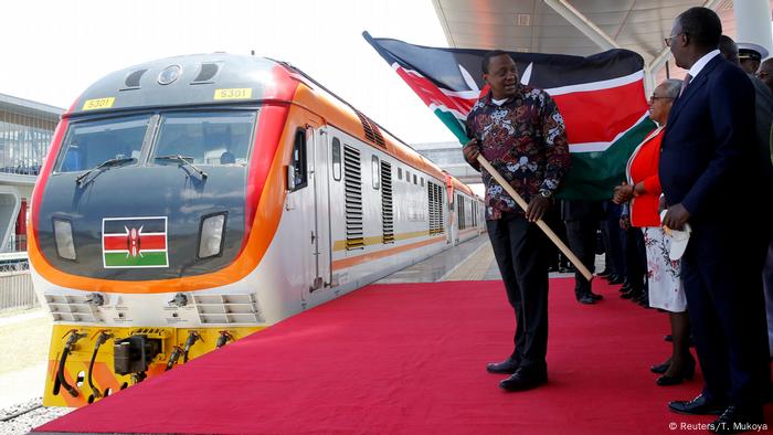 Kenia Gauge Railway (SGR) Eröffnung Uhuru Kenyatta