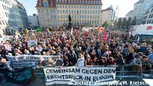 Dresden protestiert gegen Pegida
