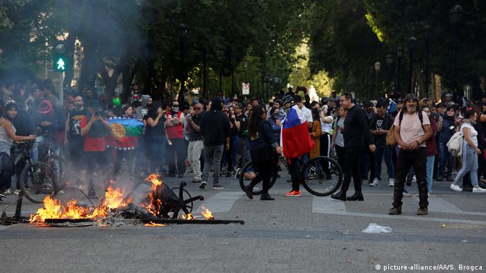 Chile Protest in Santiago