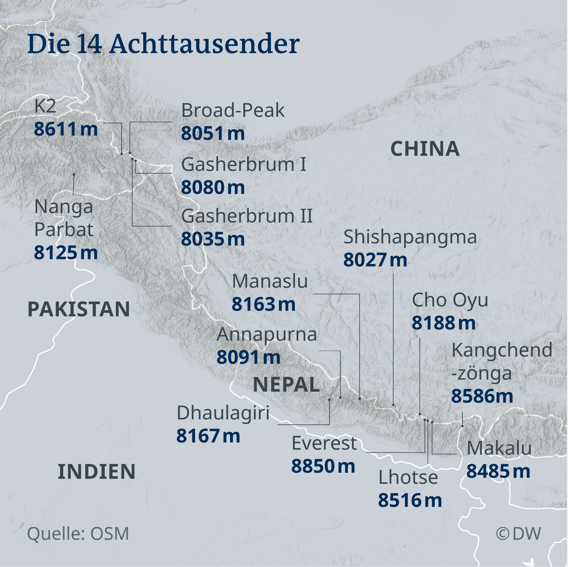 Bergdrama am K2 in Pakistan: Drei Bergsteiger vermisst | Sport | DW