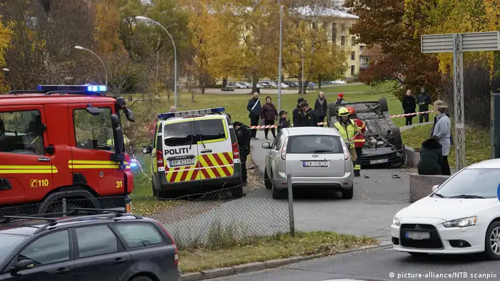 Oslo Mann stiehlt Krankenwagen und fährt in eine Gruppe von Passanten