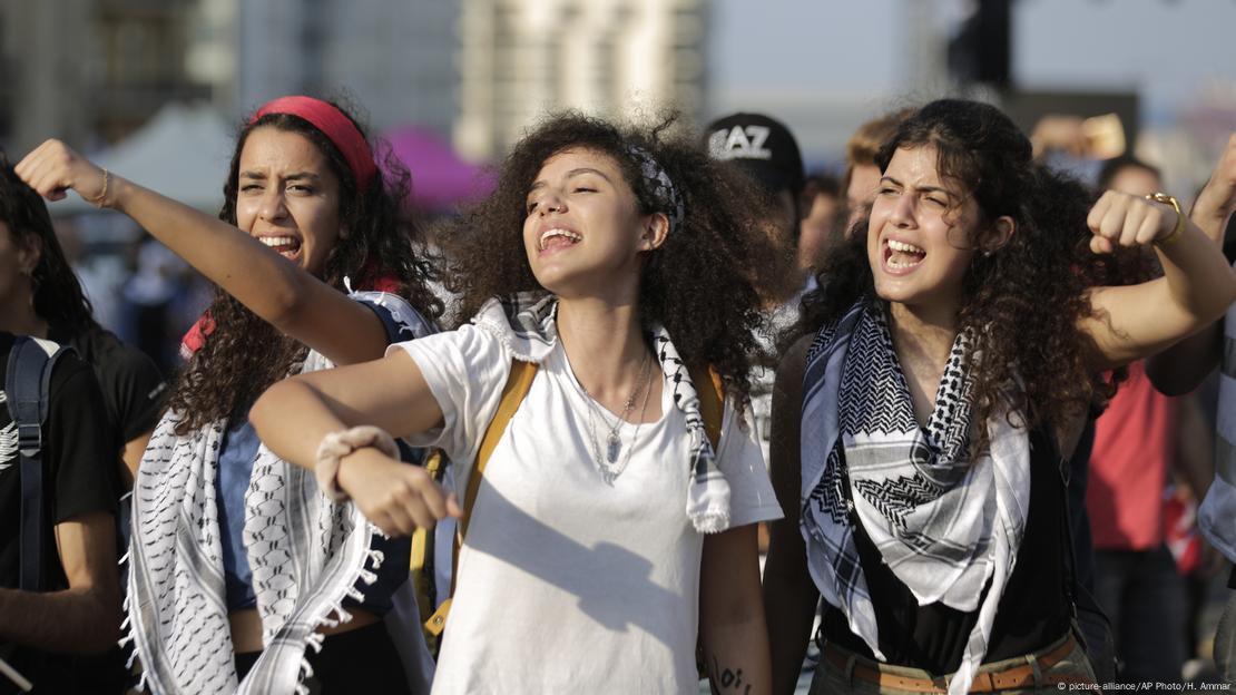 The revolution is a woman': the women at the front of Lebanese protests