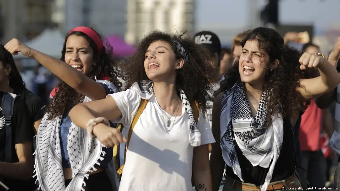The revolution is a woman': the women at the front of Lebanese protests