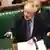 Премиерът Джонсън говори в Долната камара на парламента в Лондон