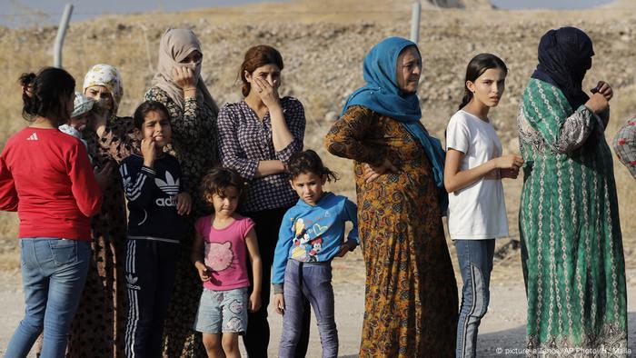 Irak Flüchtlinge aus Syrien nach Militäroffensive Türkei Irak Flüchtlinge aus Syrien nach Militäroffensive Türkei