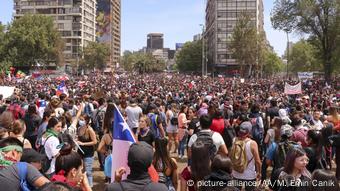 Chile Proteste in Santiago