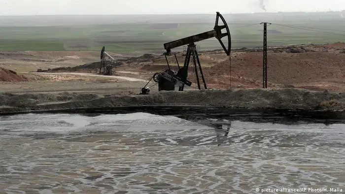 Syrien Hasakeh Provinz Ölfeld