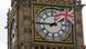 London Brexit / Flagge vor Uhr am Queen Elizabeth Tower London Brexit / Flagge vor Uhr am Queen Elizabeth Tower